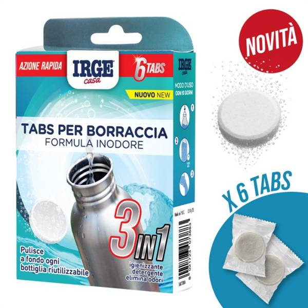 IRGE TABS X PULIZIA BORRACCIA 6PZ 