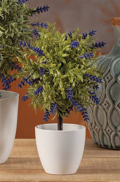 STAR VASO PLAST CON LAVANDA D8XH23,5 