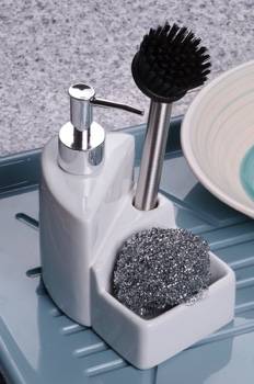 STAR DISPENSER+SPUGNA+SPAZZOLA CM.14X9XH 