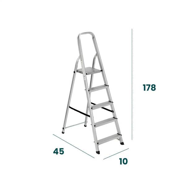 BIACCHI SCALA EVEREST 5 GRADINI IN ALLUM CAPACITA 150KG
