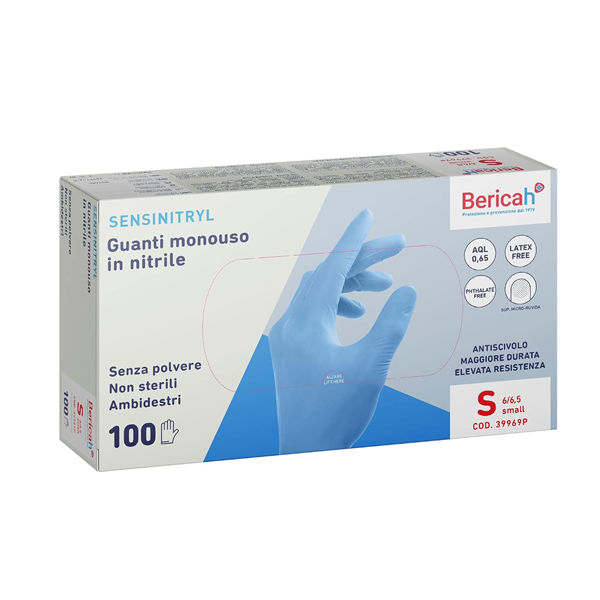 BERICAH GUANTI IN NITRILE TG.S DERMA 