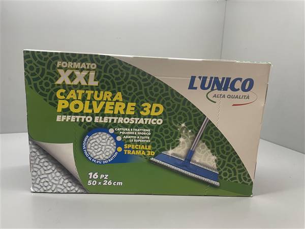 UNICO CATTURAPOLVERE 3D XXL 16PZ 50X26CM 