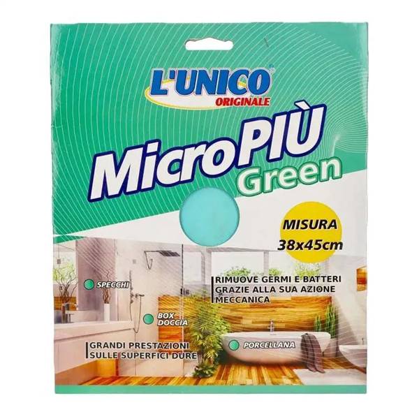 UNICO PANNO MICRO PIU' GREEN 38X45 CM. 