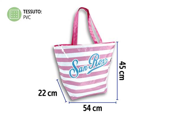 PARTENOPE BORSA MARE 54X45X22CM DIS.23 