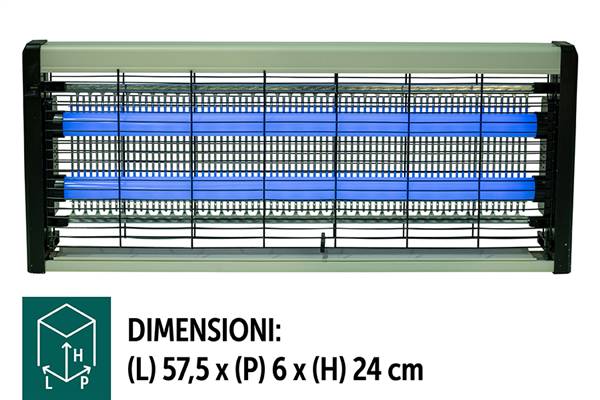 COVERI LAMPADA LED MOSCAKILLER 2X6W 220V 
