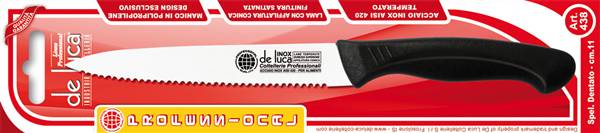DE LUCA COLT. SPELUCCHINO DENTATO CM.11 