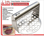 DE LUCA PRESSA POLPETTINE INOX ART.773 E SCHIACCIAPATATE
