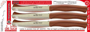 DE LUCA SET 6 COLTELLI TAVOLA M.CO MARRO ART. 634