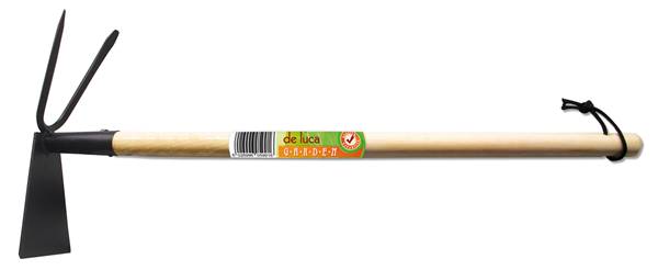 DE LUCA ZAPPETTA DOPPIO USO IN ACCIAIO MANICO LEGNO CM.60