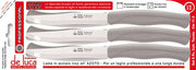 DE LUCA SET 6 COLTELLI TAVOLA M.CO TORTO 