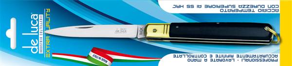 DE LUCA COLT. SFILATO INOX CM.19 ART 305-19