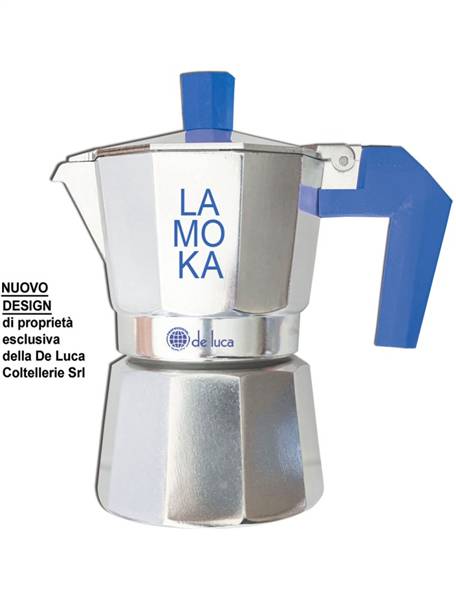 DE LUCA CAFFETTIERA ALLUMINIO 2TZ BLU M.CO BLU