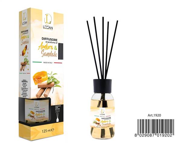 LOOAN DIFFUSORE 125ML AMBRA E SANDALO 