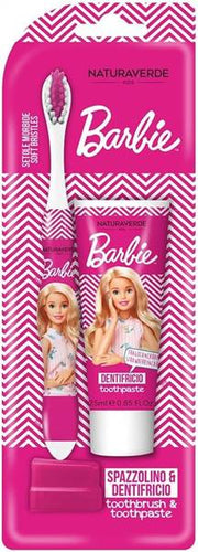 DISNEY SPAZZOLINO + DENTRIFICIO BARBIE 
