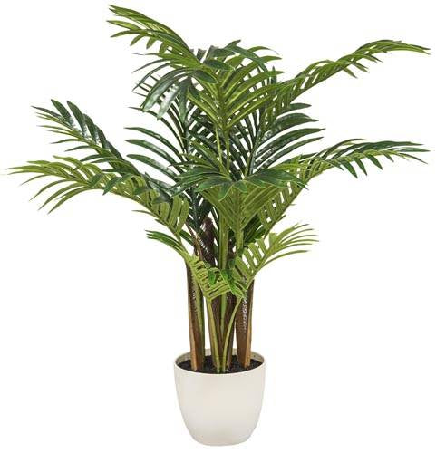 VEA PIANTA PALMA VASO BIANCO 60CM 57162 