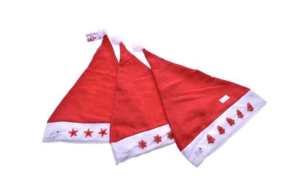 PARTENOPE CAPPELLO BABBO NATALE RAGAZZO C/LED