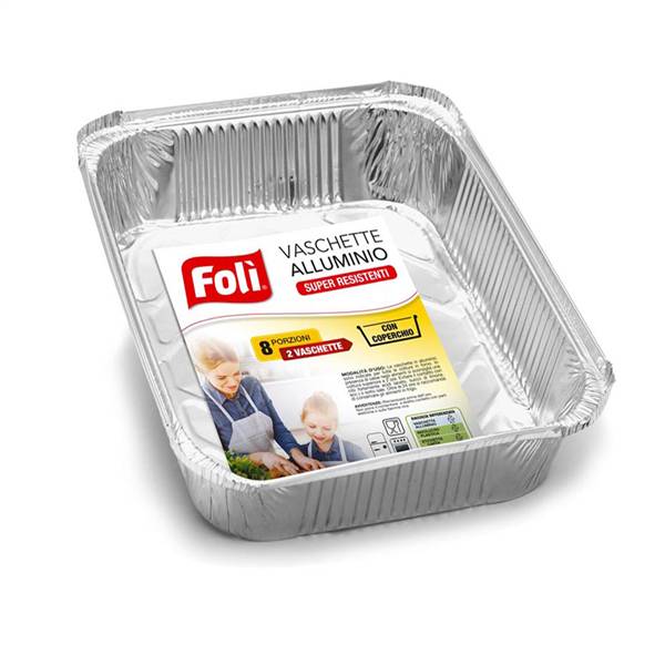 FOLI' PACK CONT ALLUMINIO C/C 8PORZ 2PZ 