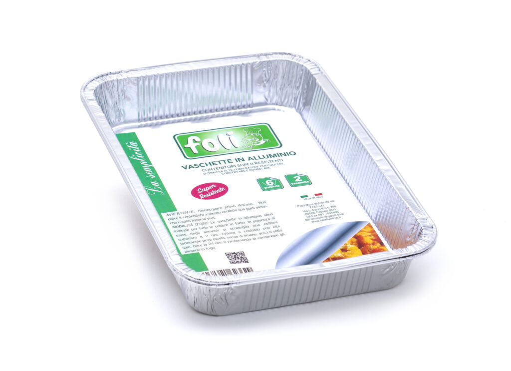 FOLI PACK CONT ALLUMINIO S/C 6PORZ 2PZ