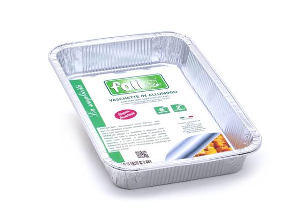 FOLI PACK CONT ALLUMINIO S/C 6PORZ 2PZ 
