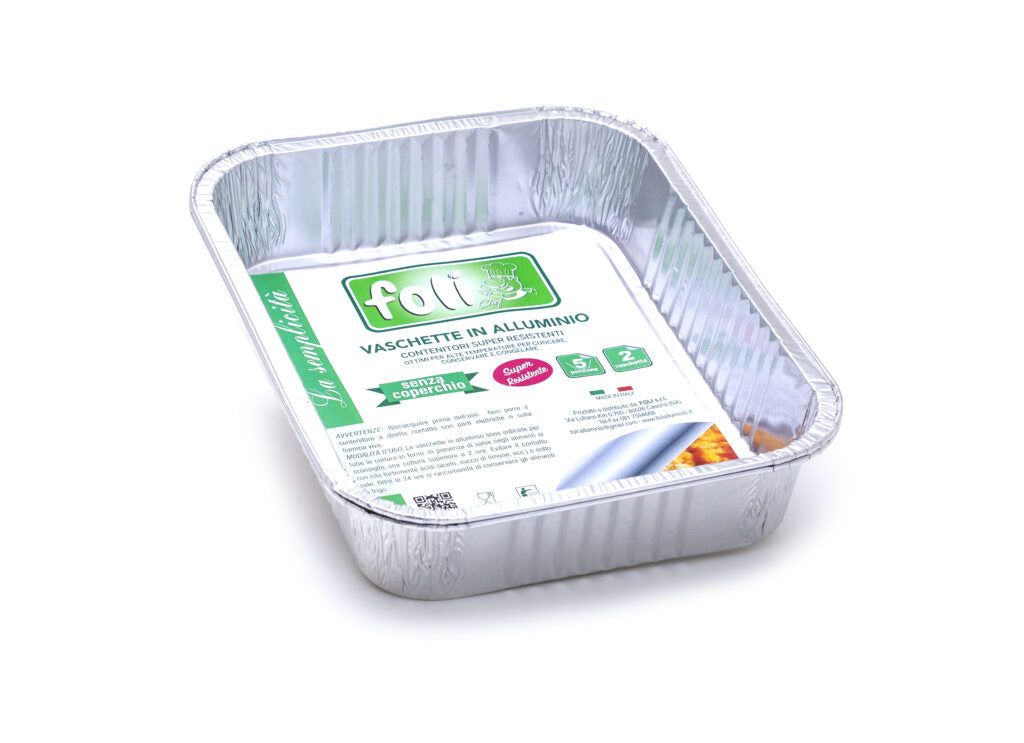 FOLI PACK CONT ALLUMINIO S/C 5PORZ 2PZ
