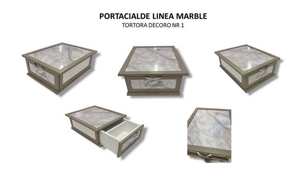 CREAZIONI PORTACIALDE MARMO CAFFE' TORTO 