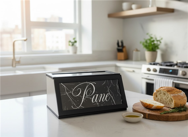 CREAZIONI PORTAPANE LINEA MARBLE NERO 