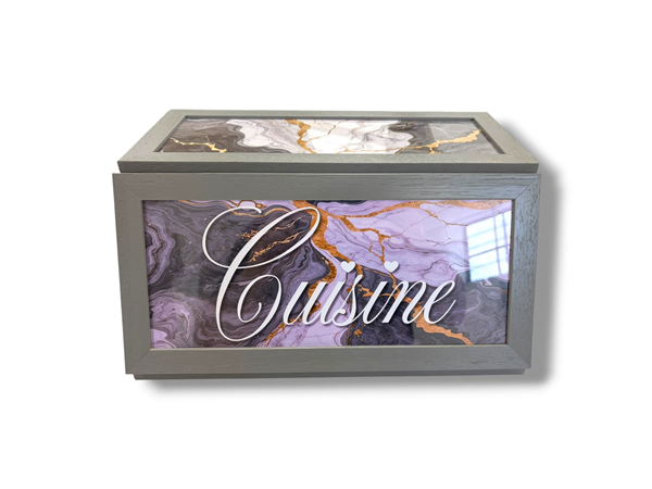 CREAZIONI PORTAPANE LINEA MARBLE GRIGIO 