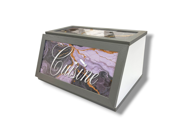 CREAZIONI PORTAPANE LINEA MARBLE GRIGIO 