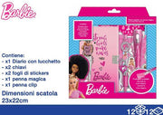 EOL VALIGETTE DIARIO+PENNE+STICK BARBIE 