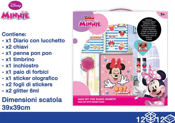 EOL SUPERKIT DIAR+PEN+STI+FOR MINNIE 