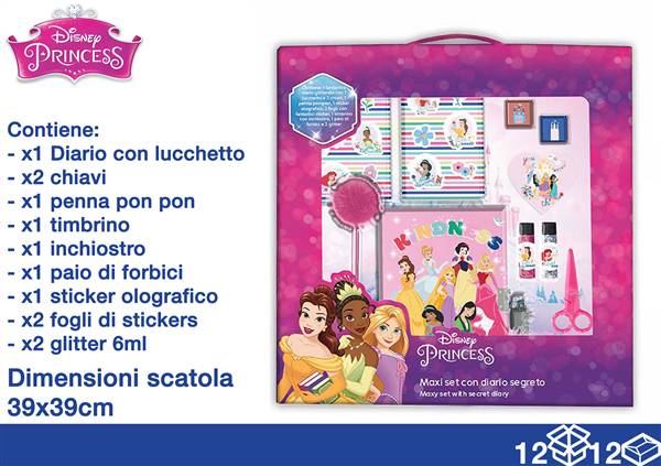 EOL SUPERKIT DIAR+PEN+STI+FOR PRINCESS 