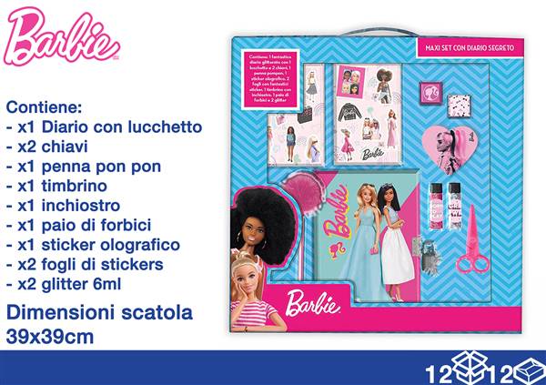 EOL SUPERKIT DIAR+PEN+STI+FOR BARBIE 
