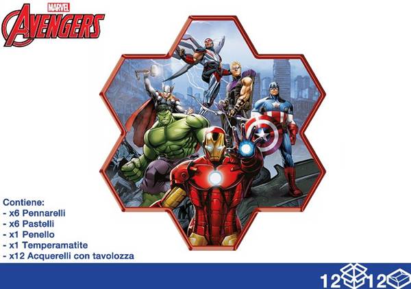 EOL VALIGETTA COLORI 26PZ AVENGERS 