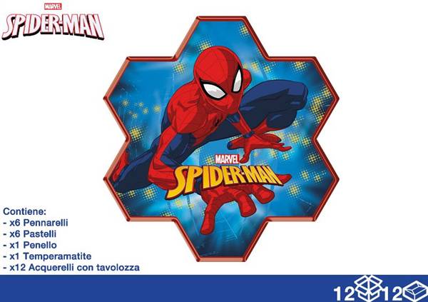 EOL VALIGETTA COLORI 26PZ SPIDERMAN 