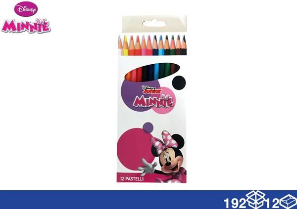 EOL COLORI A MATITA 12PZ MINNIE 