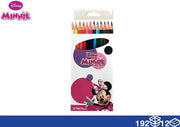 EOL COLORI A MATITA 12PZ MINNIE 