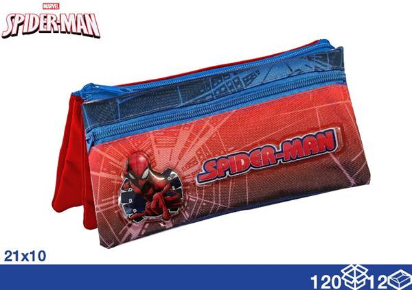 EOL ASTUCCIO PORTACOLORI 3 SPAZI SPIDERM SPIDERMAN