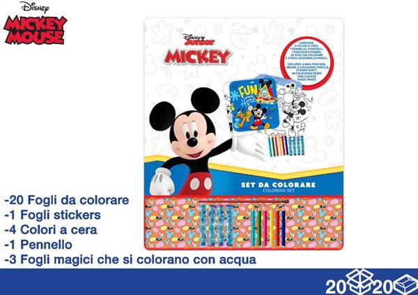 EOL ALBUM DA COLORARE CON COLORI MICKEY 