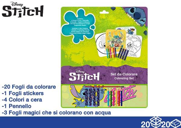 EOL ALBUM DA COLORARE CON COLORI STITCH 
