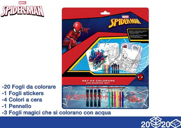 EOL ALBUM DA COLORARE CON COLORI SPIDERM 