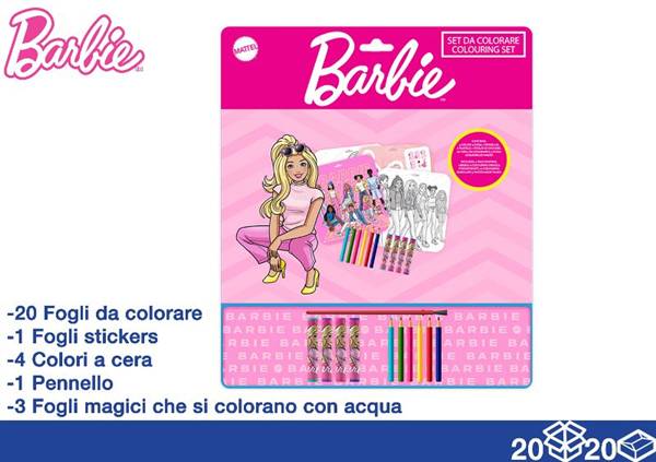 EOL ALBUM DA COLORARE CON COLORI BARBIE 