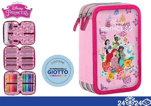 GIOTTO ASTUCCIO 3 ZIP PRINCESS 