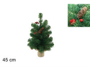 DUE ESSE ALBERO 45CM 46PUNTE C/BACCHE BASE JUTA