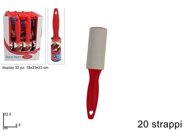 DUE ESSE SPAZZOLA ADESIVA 20 STRAPPI 