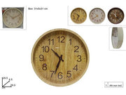 DUE ESSE OROLOGIO MURO EFFETTO LEGNO ASS 