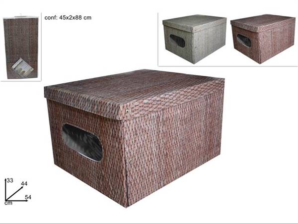 DUE ESSE BOX ABITI 54X44X33 RATTAN 