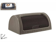 DUE ESSE PORTAPANE EFFETTO RATTAN MARRON 