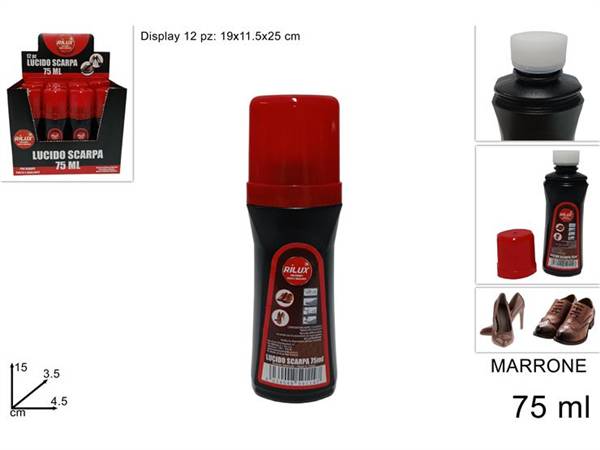 DUE ESSE LUCIDO SCARPA MARRONE 75ML 