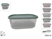 DUE ESSE CONTENITORE TRASP RETT 2500ML CON COPERCHIO