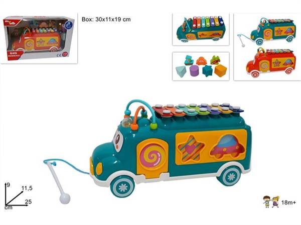 DUE ESSE BUS CON XILOFONO PRIMA INFANZIA 